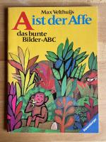 A ist der Affe. Das bunte Bilder-ABC