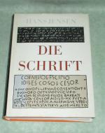 Die Schrift in Vergangenheit und Gegenwart.