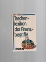 Taschenlexikon der Finanzbegriffe