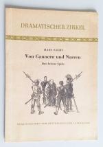 Von Gaunern und Narren – Reihe Dramatischer Zirkel