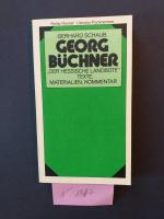 1 Taschenbuch: " Georg Büchner "  > Der hesssiche Landbote  < , Texte,Materialien, Kommentar.