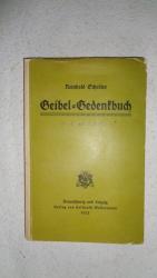 Schröter Reinhold: Geibel- Gedenkbuch zu