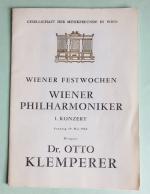 Wiener Festwochen - Wiener Philharmonike Wiener Festwochen - Wiener Philharmonike