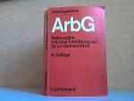 Arbeitsgesetze - Textausgabe mit einer Einführung Stand: 1. November 1986