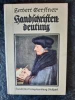 Die Handschriftendeutung: Methodischer Lehrgang.