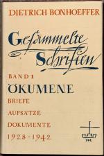 Gesammelte Schriften Band 1 - Ökumene