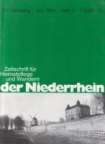 Der Niederrhein – Zeitschrift für Heimatpflege und Wandern 1994 Heft 3