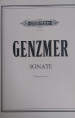Harald Genzmer: Sonate Violoncello solo
