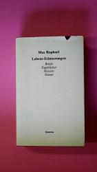 MAX RAPHAEL: LEBENS - ERINNERUNGEN. BRIE