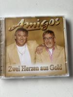 Amigos    Zwei Herzen aus Gold