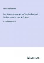 Ferdinand Raimund: Der Barometermacher a