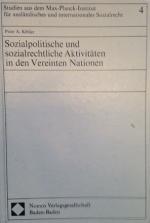 Sozialpolitische und sozialrechtliche Aktivitäten in den Vereinten Nationen