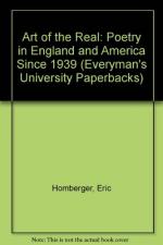 Art of the Real: Poetry in England and America Since 1939 (Everyman's University Paperbacks)