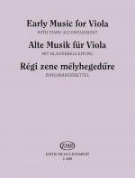 Alte Musik Fuer Viola. Viola, Klavier