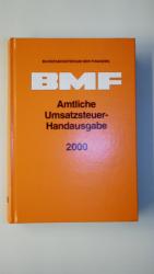 AMTLICHE UMSATZSTEUER-HANDAUSGABE 2000.