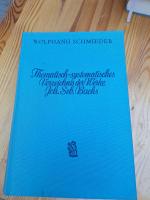 Thematisch-systematisches Verzeichnis der musikalischen Werke von Johann Sebastian Bach - Bach-Werke-Verz. (BWV)