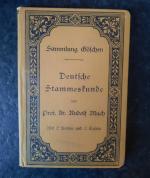 Deutsche Stammeskunde. Sammlung Göschen - Bd. 126.