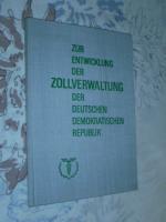 Hrsg. Zollverwaltung der DDR, Hauptverwa