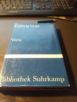 Ludwig Hohl: Varia Ludwig Hohl: Varia