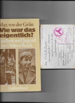 Grün, Max von der: Wie war das eigentlic Grün, Max von der: Wie war das eigentlic