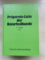 Urban & Schwarzenberg: Präparate-Liste d