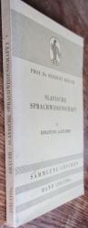 SLAVISCHE SPRACHWISSENSCHAFT. I EINLEITUNG, LAUTLEHRE. SAMMLUNG GÖSCHEN BAND 1191 1191a