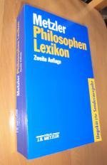 Lutz, Bernd ( Hrsg. ): Metzler Philosoph