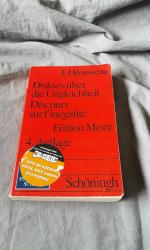 Rousseau, Jean Jaques: Diskurs über die 