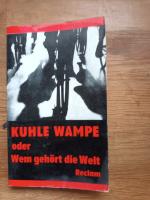 Kuhle Wampe oder wem gehört die Welt - F