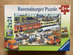 Puzzle „Bahnhof & Gleise“ 2 in 1