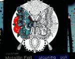 Metallic Foil Colouring Book Flora & Fau