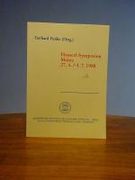 Husserl-Symposion Mainz: 27.6./4.7.1988. Akademie der Wissenschaften und der Literatur. Abhandlungen der Geistes- und sozialwissenschaftliche Klasse, Jg. 1989, Nr. 3.