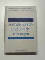 Zentrale Sprach- und Sprechstörungen