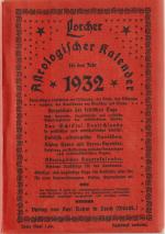 Lorcher Astrologischer Kalender für das Jahr 1932