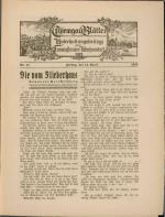 Chiemgau-Blätter. Unterhaltungsbeilage zum Traunsteiner Wochenblatt. Nr. 15. 14. April 1933.