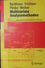 Klaus Backhaus: Multivariate Analysemeth