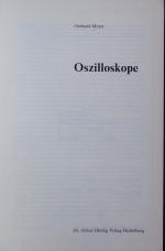 Gerhard Meyer: Oszilloskope.