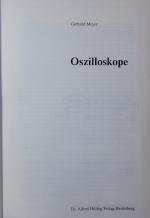 Gerhard Meyer: Oszilloskope.