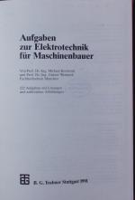 Aufgaben zur Elektrotechnik für Maschinenbauer.