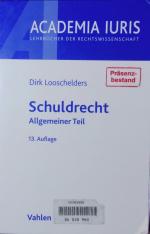 Dirk Looschelders: Schuldrecht.