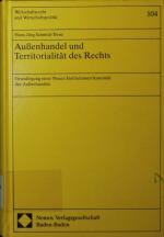 Hans-Jörg Schmidt-Trenz: Außenhandel und