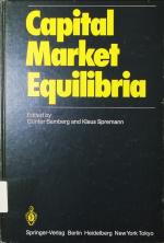 Günter Bamberg: Capital market equilibri