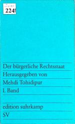 Der bürgerliche Rechtsstaat.