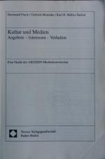 Kultur und Medien. Angebote - Interessen - Verhalten; eine Studie der ARD/ZDF-Medienkommission.