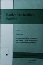 Die geldpolitische Bedeutung der freien Liquiditätsreserven und der Interbankgeschäfte.