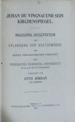 Jehan du Vingnai und sein Kirchenspiegel.