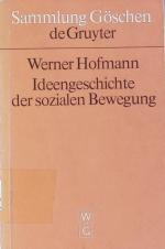 Werner Hofmann: Ideengeschichte der sozi