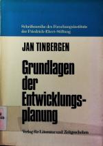Jan Tinbergen: Grundlagen der Entwicklun
