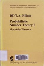 Probabilistic number theory.