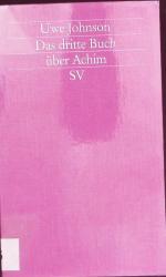Uwe Johnson: Das dritte Buch über Achim.